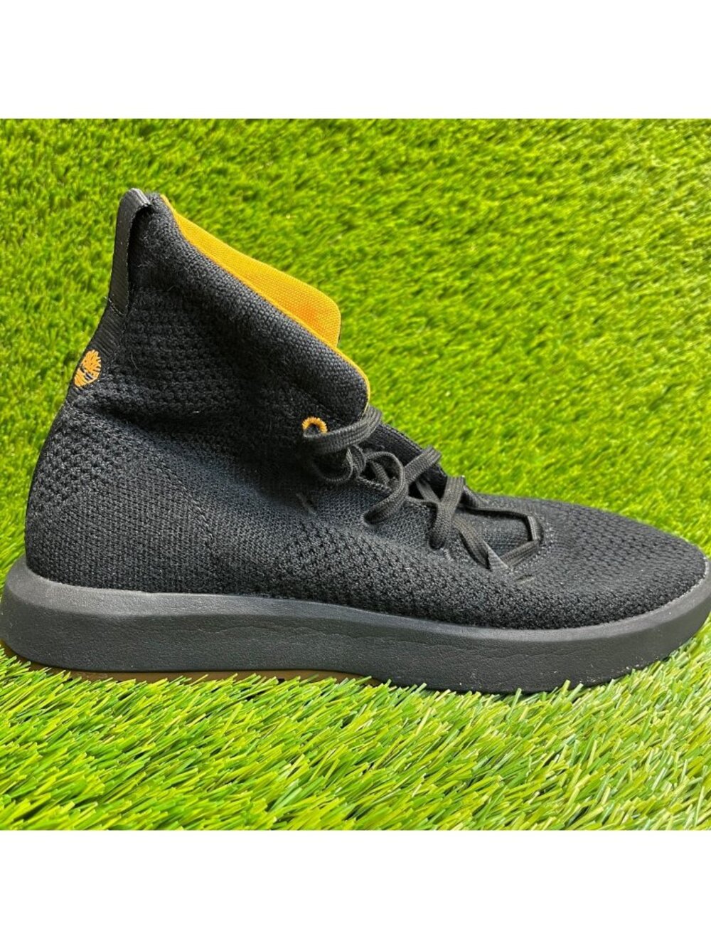 Timberland TrueCloud EK+ Knit Mens Size 8 Black Outdoor Lace Up Chukka Boots